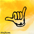 Hang Loose - Shaka Hands  Aufkleber
